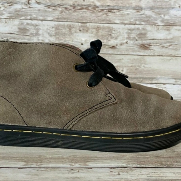 Dr Martens Beige Taupe Henny Boots - Picture 2 of 5